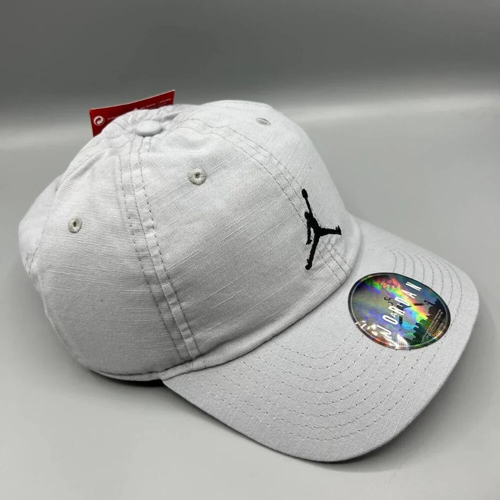 Air Jordan 23 Hat Men‎ Gray Embroidered Logo Jumpman Strap Back Cap New